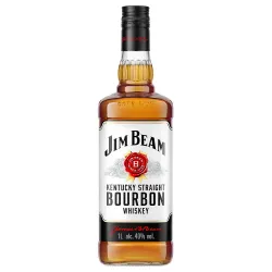 Jim Beam White Label Bourbon Whiskey 