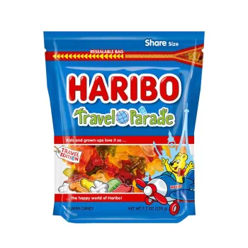 Haribo Travel Parade Candy Assorted Pack 10 Pieces 220g