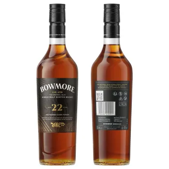 Bowmore 22 Year Old Islay Single Malt Scotch Whisky, Travel Exclusive